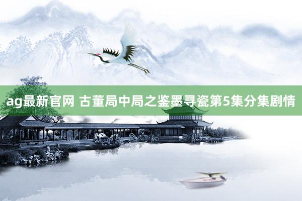 ag最新官网 古董局中局之鉴墨寻瓷第5集分集剧情